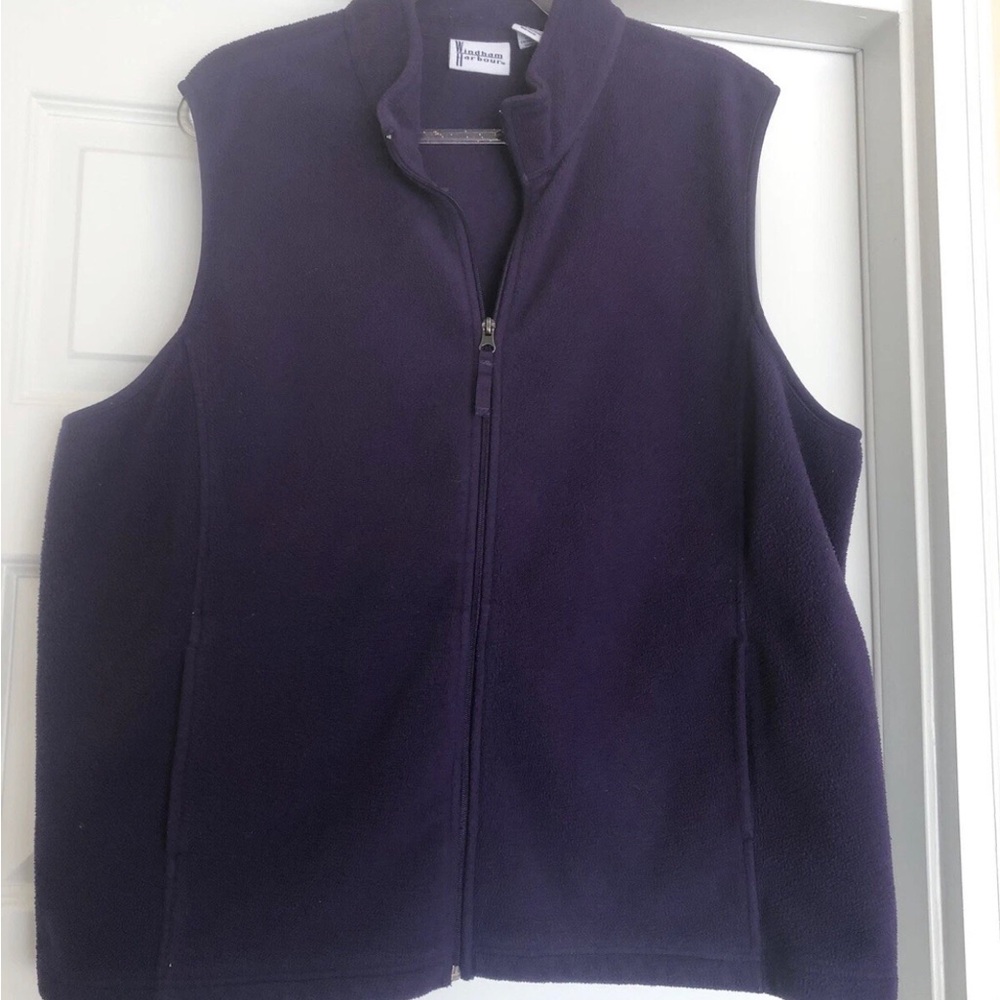 Windham Harbour Purple Fleece Vest
